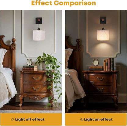 Battery Operated Wall Sconces Set of 2, 8000mAh Rechargeable Sconce RGB 15 Colors Dimmable Wall Sconce Wireless Battery Powered Sconces Decor Wall Lights for Living Room Bedroom Black