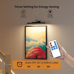 4 Pack Cordless Picture Lights for Wall Art, Gallery Lights Battery Operated – Dimmable Picture Lights for Wall Paintings, 13H Runtime, Remote, 3 Color Temps for Artworks,Photos,Gallery_Black