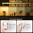 WOBANE COB LED Strip Light Kit,9.8ft Dimmable LED Light Strip with RF Remote for Kitchen Cabinet,Counter,Shelf,Hidden 3000K Warm White,CRI90+,Surper Bright,1500lm,Timing,960 LEDs,ETL Adapter