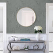 Grey Floral Peel and Stick Wallpaper Embossed Contact Paper 17.7 inch x 196.8inch Floral Contact Paper Pure Solid Grey Waterproof Gray Flower Wall Vinyl Self Adhesive Decorative Vinyl