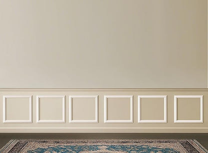 KESHWELL 6 Set Premade Accent Wall Panels, Molding Kit for Interior Wall Decor,Pre-Cut Wainscoting Accent Panels Picture Frame,3D Wall Panels Molding Trim for Home Decor (6 Set,24 X 24 INCH)