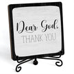 Modern Farmhouse Decor, Home Decor For Living Room, Boho Chic Aesthetic Shelf Decorations, Christian Dear God Sign, Farm House Entryway Tv Stand Fireplace Coffee Table Decoration (04)