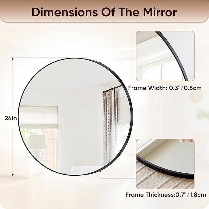 Antok Wall Mirror, 24