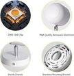 Aisilan Modern Wall Sconce Adjustable LED Wall Mount Fixture COB Wall Spotlight Lighting Indoor Wall Sconce for Bedside Living Room Hallway Wall Light 3000K 9W