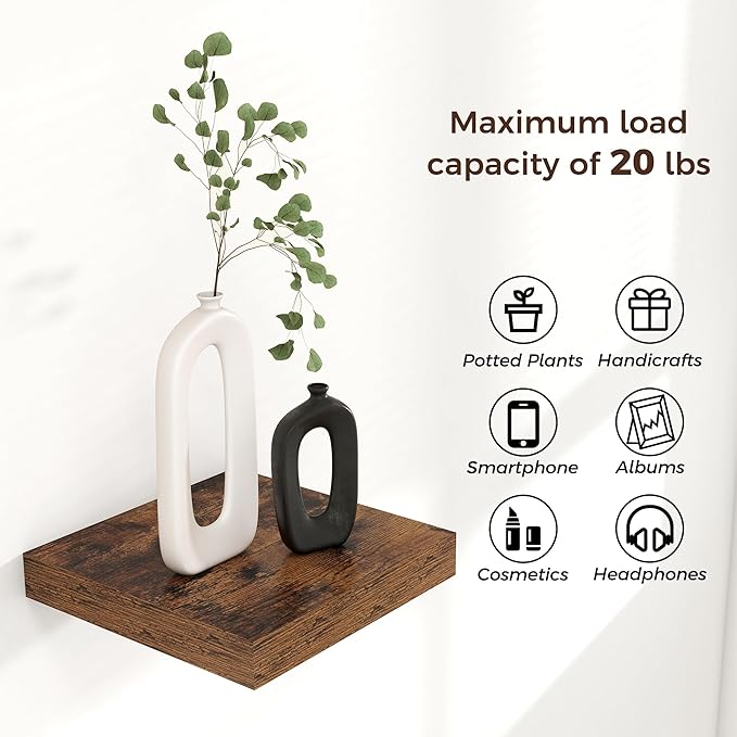 Square Floating Shelves for Wall 8