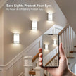 Led Wall Lights Indoor- 10 Inch Modern Wall Sconce Lighting 3000K/4500K/6000K Adjustable Led Wall Lamps for Hallway, Staircase, Corridor, Bedroom, Living Room, Kitchen