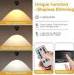 3pack Battery Picture Lights for Wall ,Painting Light Rechargeable with Remote&Motion Sensor 2in1,Wireless Display Art Light Dimmable,Led Accent Wall Light Highlight Picture with 3 CCT for Gallery