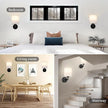 Wireless Wall Sconce Set of 2,Battery Operated Wall Lights with Remote Control,Rechargeable Wall Sconces with LED Bulb,15 Colours Dimmable Wall Lamp for Bedroom Living Room Hallway