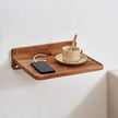 SARUFO Acacia Wood Projector Shelf for Wall Mount, 14.2