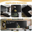 Black Silk Wallpaper Peel and Stick Embossed Self Adhesive Contact Paper 15.7