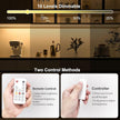 WOBANE Under Cabinet Lighting Kit, 9.8ft COB Light Strip with 24W Adapter,RF Remote,Super Bright Daylight for Kitchen Cabinet,Under Desk,Counter Lighting,4000K Natural White,1500 Lumen,Dimmable