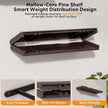 Floating Shelves for Wall Rustic Farmhouse 24 Inch Floating Shelf Bathroom Wooden Shelves for Wall Mounted Live Edge Pine Shelf with Unique Natural Grain for Living Room Bedroom Kitchen (Grey)