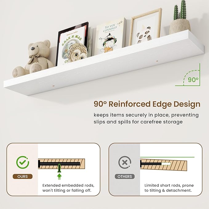 55in Floating Shelves for Wall, 55