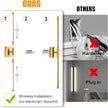 Gold Battery Operated Wall Sconces, Dimmable Wall Sconces with Remote Control, Rechargeable Sconces Wall Lighting, 24″ LED Wireless Wall Lights for Bedroom, Living Room, Bathroom, Hallways