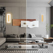 LMQNINE Modern LED Acrylic Gold Wall Sconce Warm White Light 3000K for Bedroom Corridor Stairs Bathroom Indoor Lighting Fixture Lamps Home Room Decor (2-Pack)…