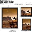 A PLUS MAX 8.5x11 Picture Frame Set of 6, Black Engineered Wood Frame for 8.5 x 11 Inch Picture Poster Photo, Light Weight 8.5 by 11 Frame with Wood-grain for Wall - 6 Pack/Black/8.5