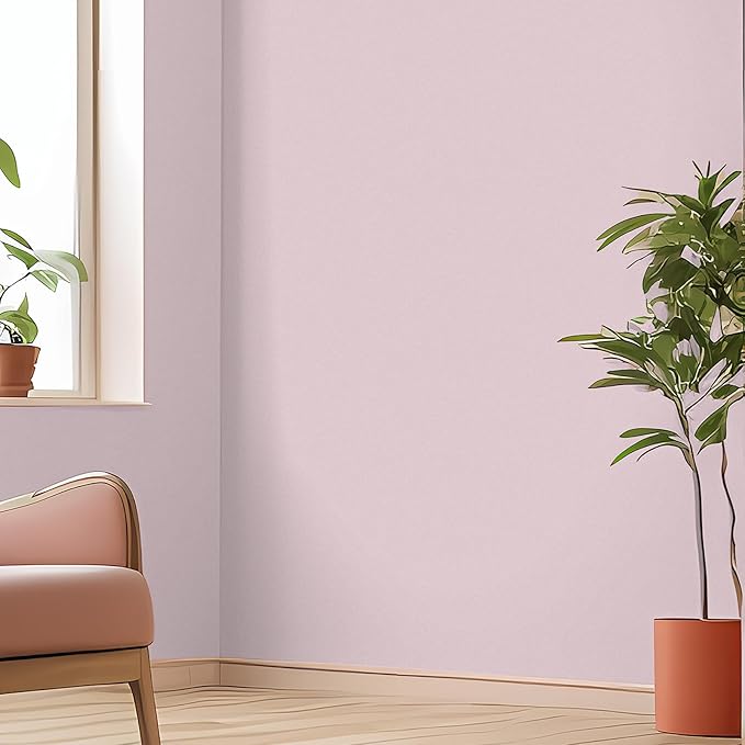 practicalWs Pink Wallpaper Peel and Stick with Tools, Light Pink Contact Paper Film Stick Paper 17.7'' x 118.1'' Self-Adhesive, Thickened Matte Solid Color Girly Wall Papers for Shelves Cabinets