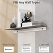Danpoo Metal Shelf, Long Floating Shelf for Bathroom, 20