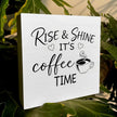 Farmhouse Coffee Bar Sign 5x5 Inch - 