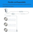 LED Puck Lights Wired Under Cabinet Lighting Dimmable,Recess Mount, Plug In for Display Shelf,Curio,Kitchen Counter Light Fixtures,2.5In Cutout Haogen Retrofit,4000K Natural White,Sliver,3pcs