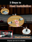 LED Under Cabinet Lighting Touch Under Counter Lights for Kitchen Built-in Adjustable Cable No Messy Wires! 4 Panel Cabinet Light 6500K 1800Lm Super Bright for Garage Pantry Closet Timer Smart Plug