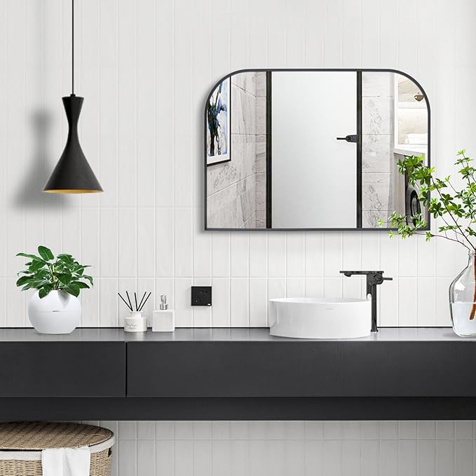 Black Wall Mirror 30