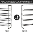 Garden 4 you Shoe Rack for Entryway 5 Tiers 11.8