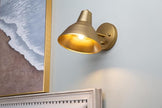 Yosoan Indoor Vanity Wall Sconce with Dimming On Off Switch, 1-Light Hardwired Vintage Wall Mount Metal Lamp Fixture with 6.89