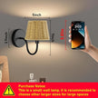 Battery Operated Wall Sconce Set of 2, Rechargeable Wireless Sconces with Dimmable Detachable Magnetic Bulbs and Remote, 3 Colors Wall Lights for Bedroom Living Room Hallway Fireplace