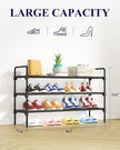 Kitsure Shoe Rack for Closet, Sturdy and Long-Lasting Shoe Shelf, Shoe Rack for Entryway, Personalized DIY Shoe Organizer, Shoe Rack Organizer for Space-Saving, 36.2