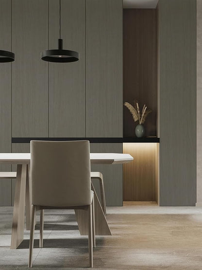 Heroad Brand Grey Wood Wallpaper Peel and Stick Wallpaper for Cabinets Removable Modern Wood Grain Contact Paper Self Adhesive Wood Contact Paper Roll 15.7"x393"