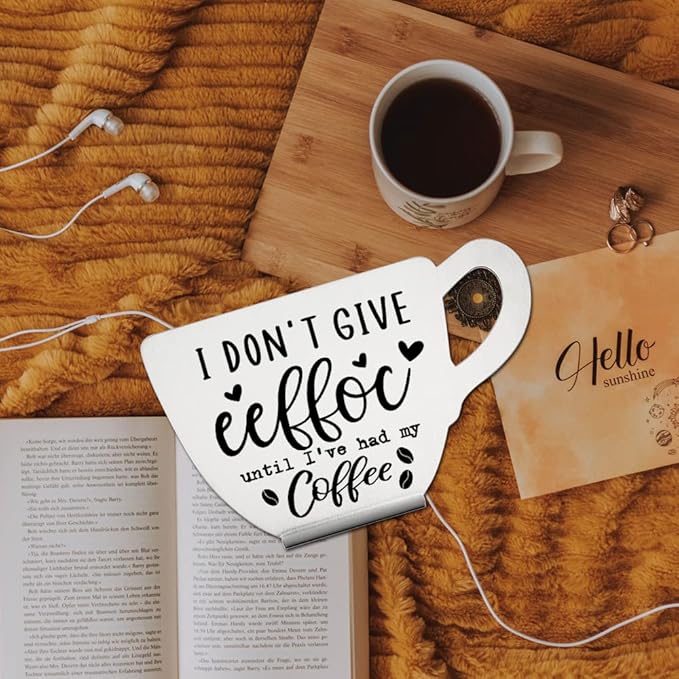 Coffee9 Funny Coffee Bar Sign - Modern & Vintage Design for Coffee Lovers, Office, Home Decor