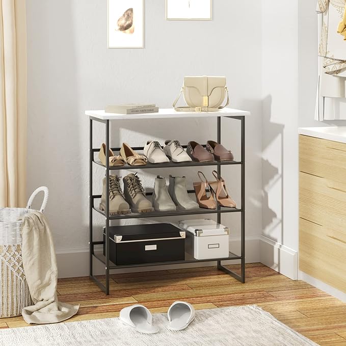 Garden 4 you Shoe Rack for Entryway 4 Tiers 11.8