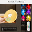 Rechargeable Puck Lights with Remote, 3 Pack Magnetic Under Cabinet Lighting, 1500mAh Battery Operated LED Tap Lights with Dimmer & Timmer for Kitchen, Closet, Shelf - 3 Color Temps & 12 RGB, Gold