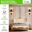 Depuley Battery Operated Wall Sconce: 24