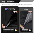 Abyssaly Black Wood Peel and Stick Paper 35.6 in X 118 in Decorative Self-Adhesive Contact Paper Film for Furniture Easy to Clean Thickening Upgrade Increase Stomata and Reduces Bubble Generation