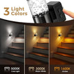 L LOHAS LED Night Lights Plug into Wall 2 Pack, Dimmable Night Light with Dusk-to-Dawn Sensor, Cool White/Soft White/Amber 3 Color Light, Adjustable Brightness, Bubble Nightlight with Rotatable Plug