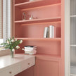 VEELIKE Wide Thick Peach Pink Peel and Stick Wallpaper Pink Contact Paper for Cabinets Desk Walls 24''x354'' Removable Self Adhesive Waterproof Girly Wallpaper for Bedroom Nursery Bathroom Renters