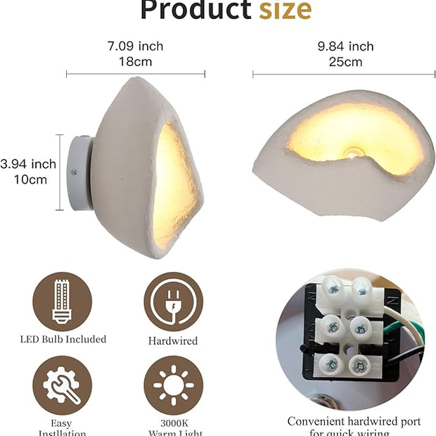 Modern Wall Sconce Indoor Wall Light Fixture, Retro Industial Wall Lamp for Living Room Bedroom Restaurant Vanity Hallway Stairs