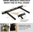 BGMG Wood Floating Shelves for Wall 18 inch Set of 2, Rustic Wooden Wall Mount Shelves for Living Room Bedroom Kitchen Farmhouse-18x6.7x1.25 inch- Gold Oak