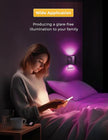 L LOHAS LED Night Light, Night Lights Plug into Wall, Color Changing Nightlight RGB with Light Sensor, Home Decor for Gifts Holiday, Hallway Bedroom Kids Room, Christmas Halloween, 2 Pack