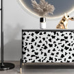 17.3”x480” Black and White Spots Contact Paper Cow Printed Peel and Stick Wallpaper Self-Adhesive Cute Wallpapers Vinyl White Black Decals for Walls Bedroom Living Room Nurseryls