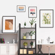 Wiscet 11x14 Picture Frame Set of 9, Display Pictures 8x10 with Mat or 11x14 Without Mat, Photo Frame for Wall Mounting or Tabletop Display, Black.