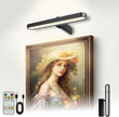 Picture Lights for Wall Battery Operated 4800mAh, 10inch Rechargeable Display Light with Remote/Rotatable, Dimmable/3CCT LED Art Cordless Lamp for Painting/Gallery Artwork/Portraits/Phote/Frame/Poster