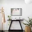 AAZZKANG Black Mirrors for Wall Rectangle Metal Framed Mirror Large 20