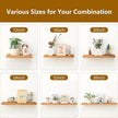 Oak Floating Shelves for Wall 36 Inch (Upgrade Width 6