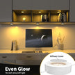 WOBANE LED Puck Lights,Hardwired Under Cabinet Lighting with Switch,DIY Shelf Light for Kitchen,Display,Bookcase,Pantry,Linkable,Recessed & Wall Plug in,Warm White 3000K,120V,Set of 3