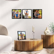 Hoikwo 18 Packs 8x8 Black Plastic Multi Picture Frames Set with Plastic Cover, for Family Photos, Artwork, Light Weight Bulk 8 by 8 Frames Pack for Wall Hanging and Table, Stylish Picture Frames