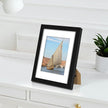 Wiscet 8x10 Picture Frame Set of 9, Display Pictures 5x7 with Mat or 8 x 10 Without Mat, Photo Frame for Wall Mounting or Tabletop, Black