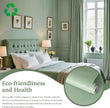 Dimoon 17.7''x118'' Peel and Stick Wallpaper Light Green Contact Paper for New Environmentally Friendly Materials Thickening Upgrade Embossed Renter Friendly Wall Paper Vinyl Countertop Bedroom